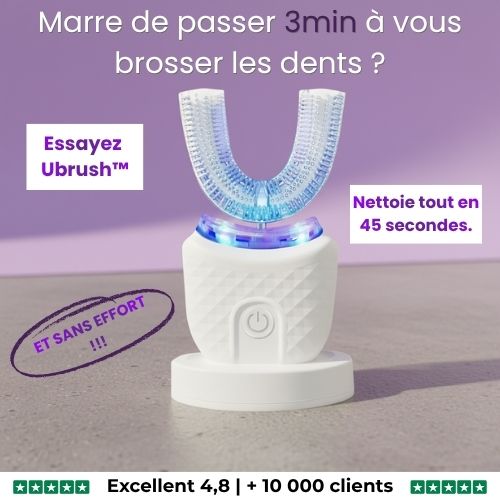 UBrush™ – Brosse à dents automatique LED 360°