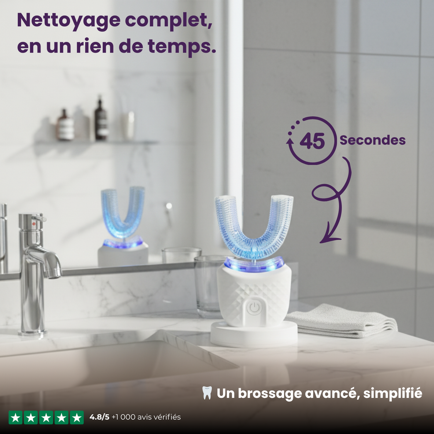 UBrush™ – Brosse à dents automatique