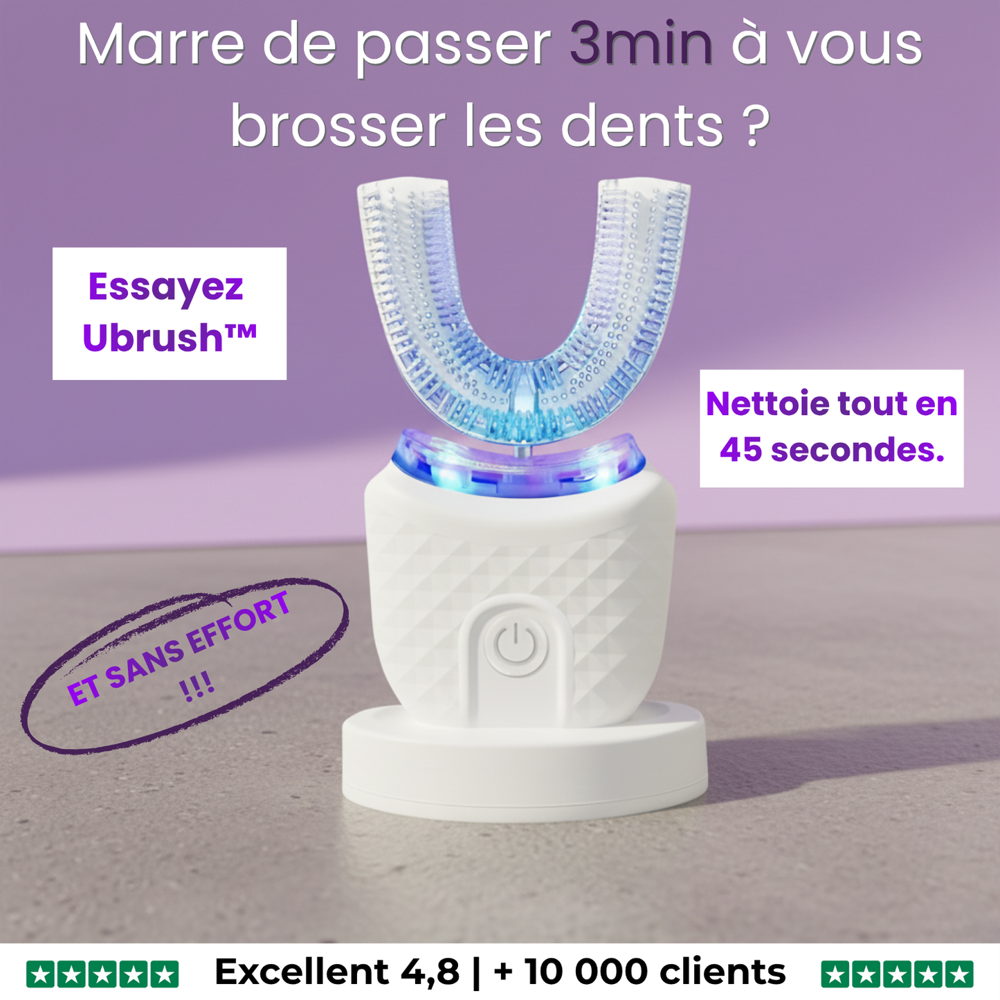 UBrush™ – Brosse à dents automatique