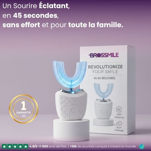 UBrush™ – Brosse à dents automatique LED 360°