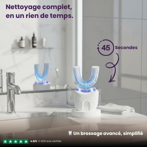 UBrush™ – Brosse à dents automatique LED 360°