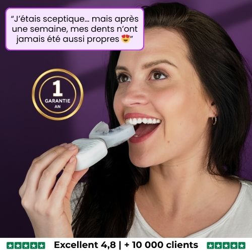 UBrush™ – Brosse à dents automatique LED 360°